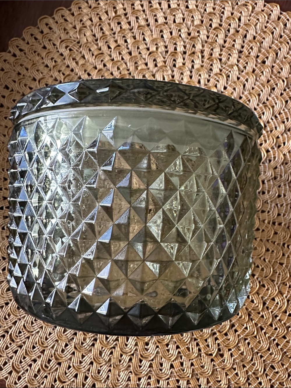Glass Textured Decorative Holder